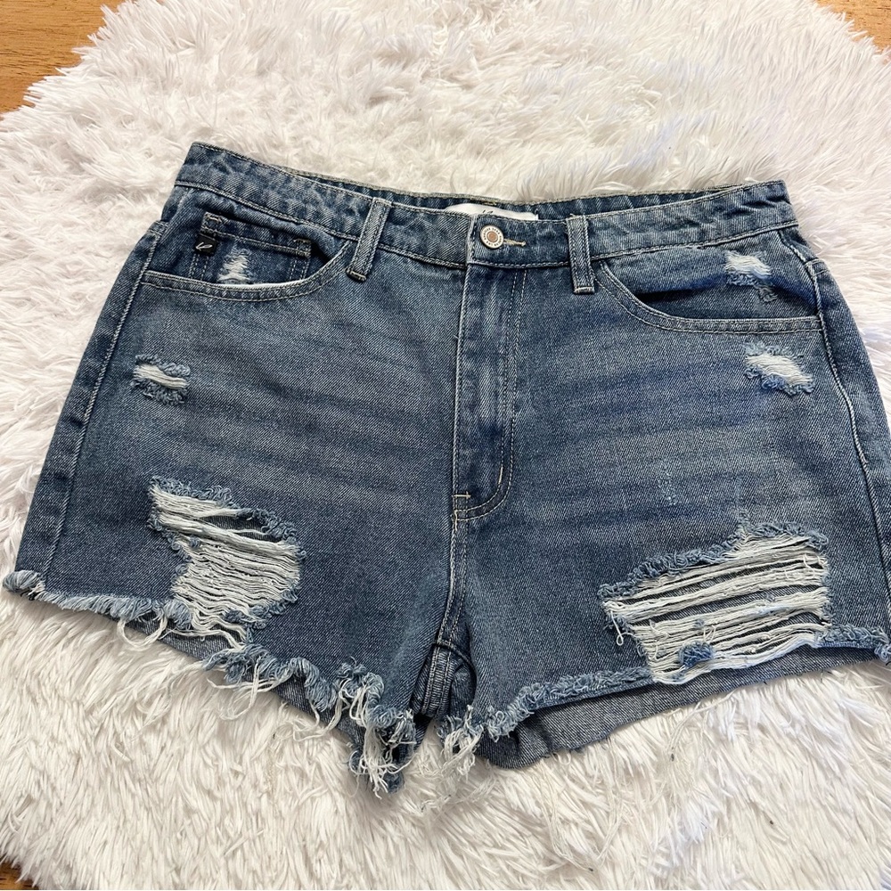 Kancan  Distressed Denim Women Shorts